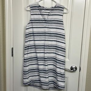 Beach Lunch Lounge linen blend dress/coverup Sz S